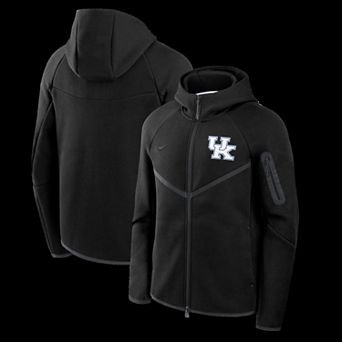 Men's Nike Black Kentucky Wildcats Tech Fleece Full-Zip Windrunner Hoodie