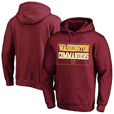 Men's Fanatics Maroon Washington Commanders Big & Tall Fleece Hoodie