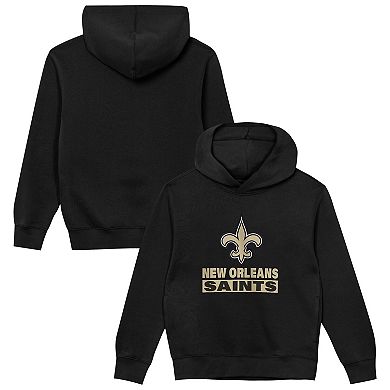 Preschool Outerstuff Black New Orleans Saints Back to Basics Hoodie