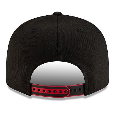 Men's New Era White/Black Portland Trail Blazers 2025 NBA Tip Off Split Panel 9FIFTY Snapback Hat