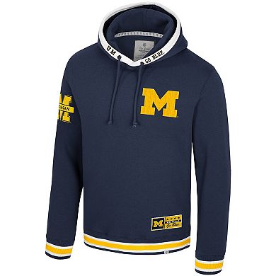 Men's Colosseum Navy Michigan Wolverines Grand Tour Hoodie