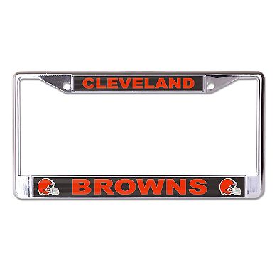 WinCraft Cleveland Browns Laser Cut Metal License Plate Frame