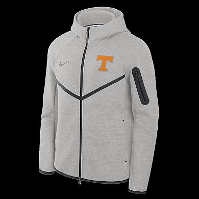 Men's Nike Gray Tennessee Volunteers Tech Fleece Full-Zip Windrunner Hoodie