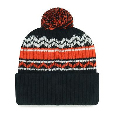 Youth '47 Black San Francisco Giants Polar Vortex Cuffed Knit Hat with Pom