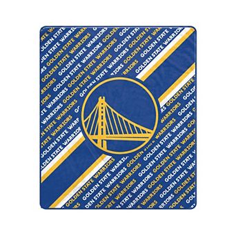 "Pegasus Golden State Warriors 50"" x 60"" Diagonal Lined Wordmark Ultra Soft Blanket"