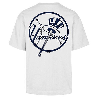 Men's '47 White New York Yankees Petroni Foundation T-Shirt