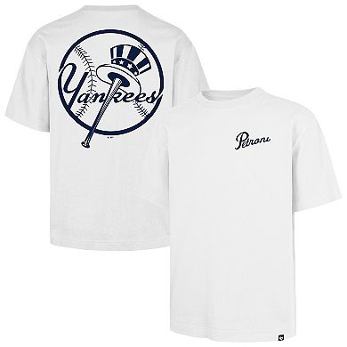 Men's '47 White New York Yankees Petroni Foundation T-Shirt