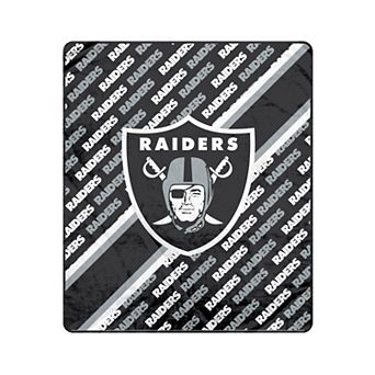 "Pegasus Las Vegas Raiders 50"" x 60"" Diagonal Lined Wordmark Ultra Soft Blanket"