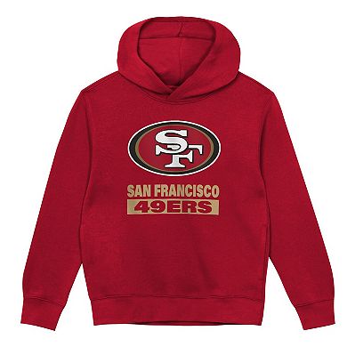 Preschool Outerstuff Scarlet San Francisco 49ers Back to Basics Hoodie