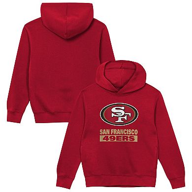 Preschool Outerstuff Scarlet San Francisco 49ers Back to Basics Hoodie