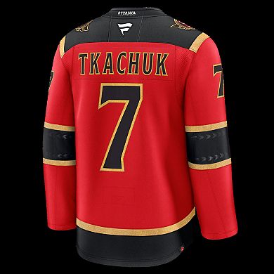 Men's Fanatics Brady Tkachuk Red Ottawa Senators Alternate Premium Jersey