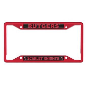 WinCraft Rutgers Scarlet Knights Metal License Plate Frame