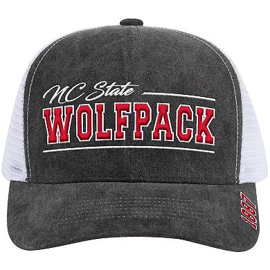 Unisex Colosseum Gray NC State Wolfpack Billy 2400 Adjustable Trucker Hat