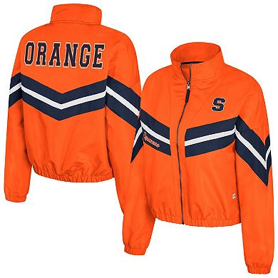 Women's Colosseum Orange Syracuse Orange Thin Ice Full-Zip Windbreaker