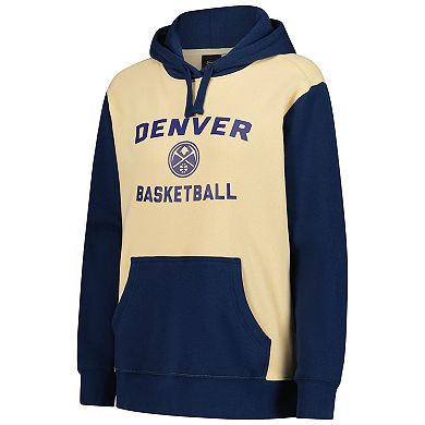 Women's Stadium Essentials Cream Denver Nuggets Rafters Road Trip Hoodie