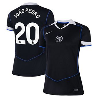 Women's Nike João Pedro Black Chelsea 2025/26 Third Replica Player Jersey