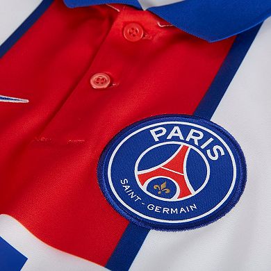 Women's Nike White Paris Saint-Germain 2020/21 Away Breathe Stadium Replica Jersey