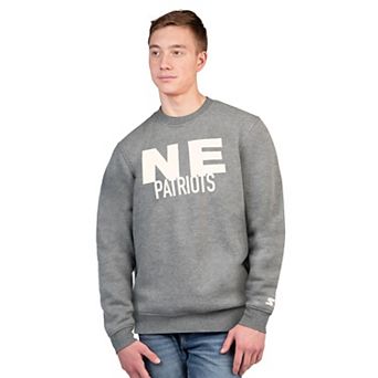 Men's Starter Charcoal New England Patriots Assist Sweatshirt