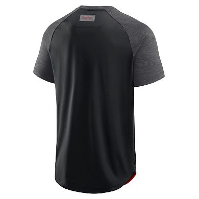 Men's Fanatics Black Miami Heat Inbound Pass Play Practice T-Shirt