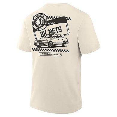 Men's Fanatics Cream Brooklyn Nets Team Culture T-Shirt