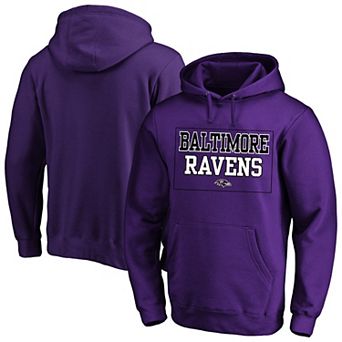 Men's Fanatics Purple Baltimore Ravens Big & Tall Fleece Hoodie