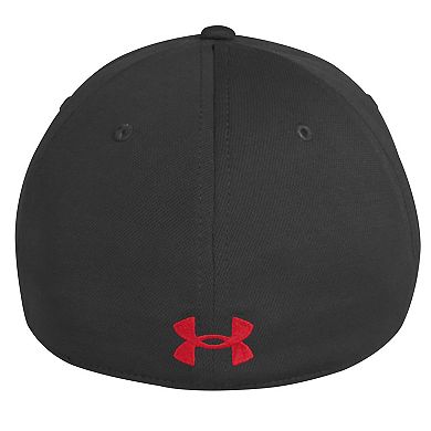 Men's Under Armour Black Maryland Terrapins Sideline Blitzing Accent Iso-Chill Flex Hat