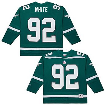 Men's Mitchell & Ness Reggie White Kelly Green Philadelphia Eagles Maxxed Out Fashion Hockey Jersey