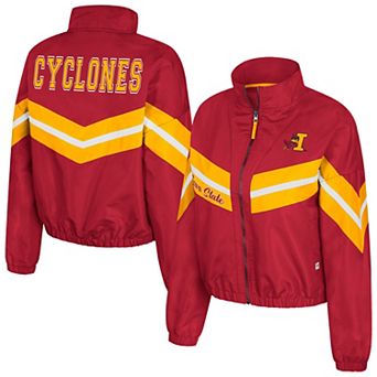 Women's Colosseum Cardinal Iowa State Cyclones Thin Ice Full-Zip Windbreaker