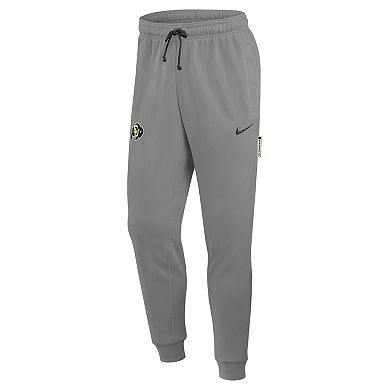 Men's Nike Heather Gray Colorado Buffaloes Basketball Practice Dri-FIT Taper Sweatpants
