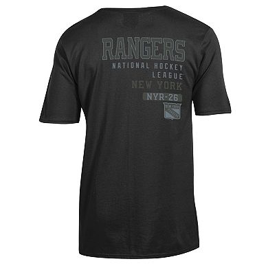 Men's Champion Black New York Rangers Tonal T-Shirt