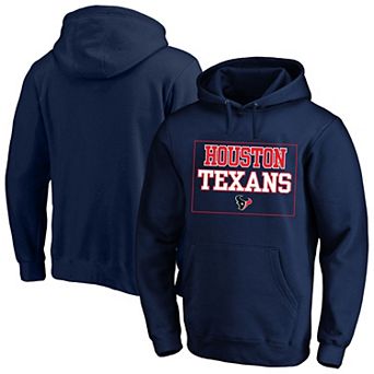 Men's Fanatics Navy Houston Texans Big & Tall Fleece Hoodie