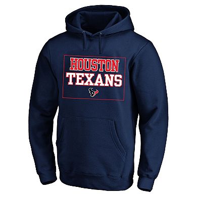 Men's Fanatics Navy Houston Texans Big & Tall Fleece Hoodie