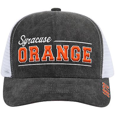Unisex Colosseum Gray Syracuse Orange Billy 2400 Adjustable Trucker Hat