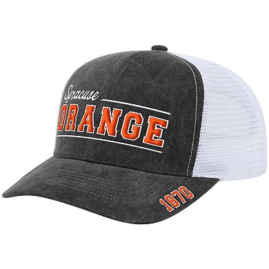 Unisex Colosseum Gray Syracuse Orange Billy 2400 Adjustable Trucker Hat