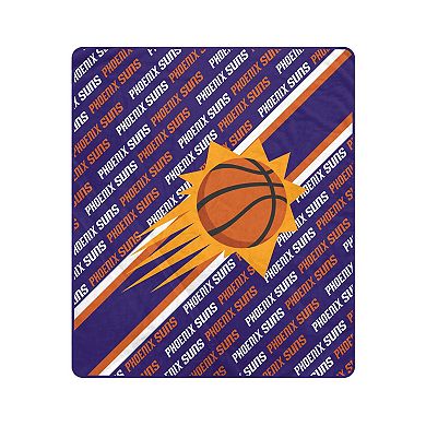 "Pegasus Phoenix Suns 50"" x 60"" Diagonal Lined Wordmark Ultra Soft Blanket"