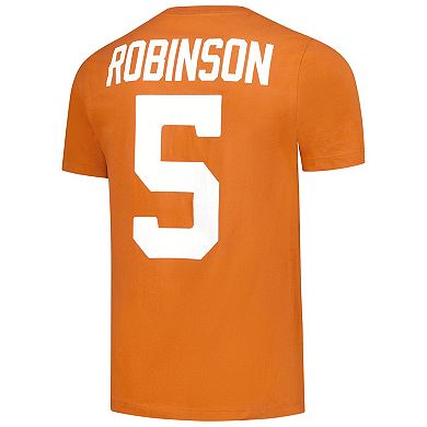 Men's Nike Bijan Robinson Texas Orange Texas Longhorns Name & Number Retro Rookie T-Shirt
