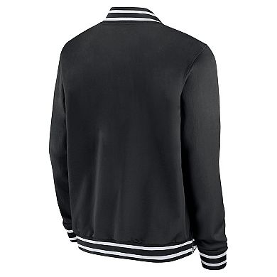 Men's Nike Anthracite Army Black Knights West Point Classic Collection Full-Zip Bomber Jacket