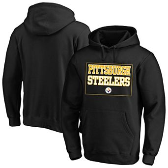 Men's Fanatics Black Pittsburgh Steelers Big & Tall Fleece Hoodie