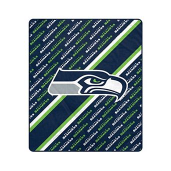 "Pegasus Seattle Seahawks 50"" x 60"" Diagonal Lined Wordmark Ultra Soft Blanket"