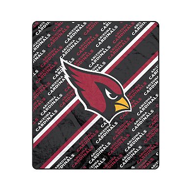 "Pegasus Arizona Cardinals 60"" x 70"" Diagonal Lined Wordmark Ultra Soft Blanket"