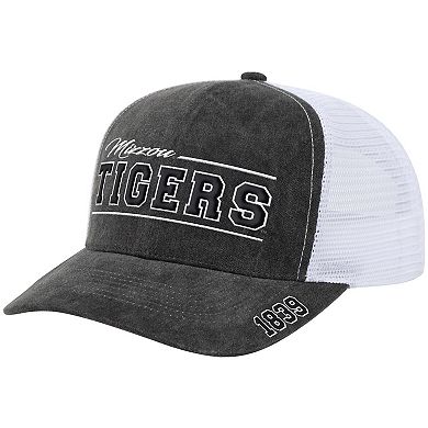 Unisex Colosseum Gray Missouri Tigers Billy 2400 Adjustable Trucker Hat