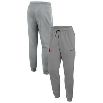 Men's Nike Heather Gray Oregon State Beavers Basketball Practice Dri-FIT Taper Sweatpants