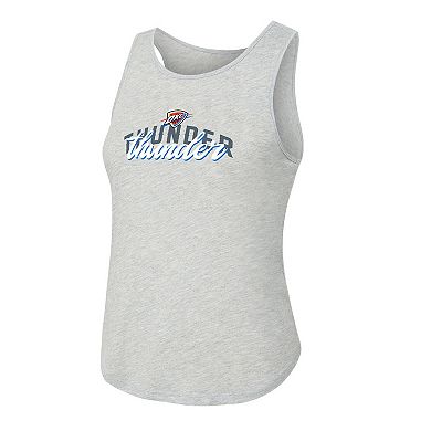 Women's Concepts Sport Navy/Heather Gray Oklahoma City Thunder Regulate Tank & Pant Set