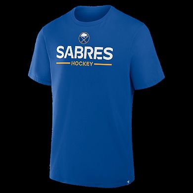 Men's Fanatics Royal Buffalo Sabres Authentic Pro Primary T-Shirt