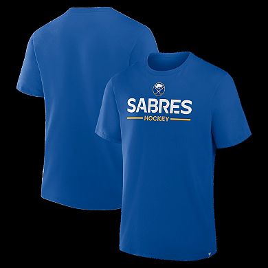 Men's Fanatics Royal Buffalo Sabres Authentic Pro Primary T-Shirt