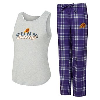 Women's Concepts Sport Purple/Heather Gray Phoenix Suns Regulate Tank & Pant Set