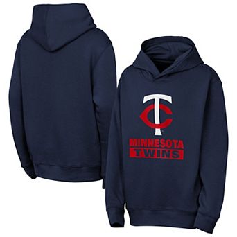 Youth Outerstuff Navy Minnesota Twins Back to Basics Hoodie