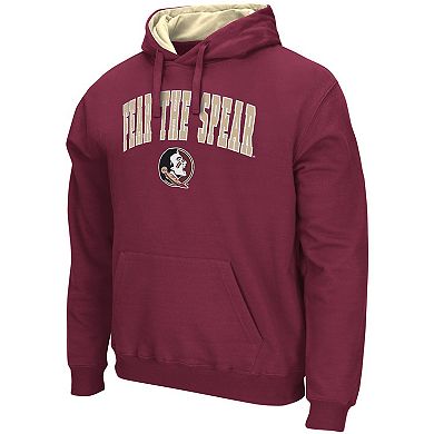 Men's Colosseum Garnet Florida State Seminoles Rally Cry Fleece Hoodie