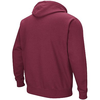Men's Colosseum Garnet Florida State Seminoles Rally Cry Fleece Hoodie