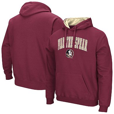 Men's Colosseum Garnet Florida State Seminoles Rally Cry Fleece Hoodie